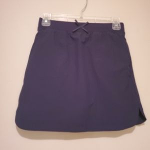 Black skirt with shorts underneath